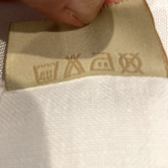 Pair - French Linen Embroidered Pillow Covers - Picture 7 of 7